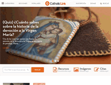 Tablet Screenshot of catholic-link.com