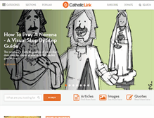 Tablet Screenshot of catholic-link.org